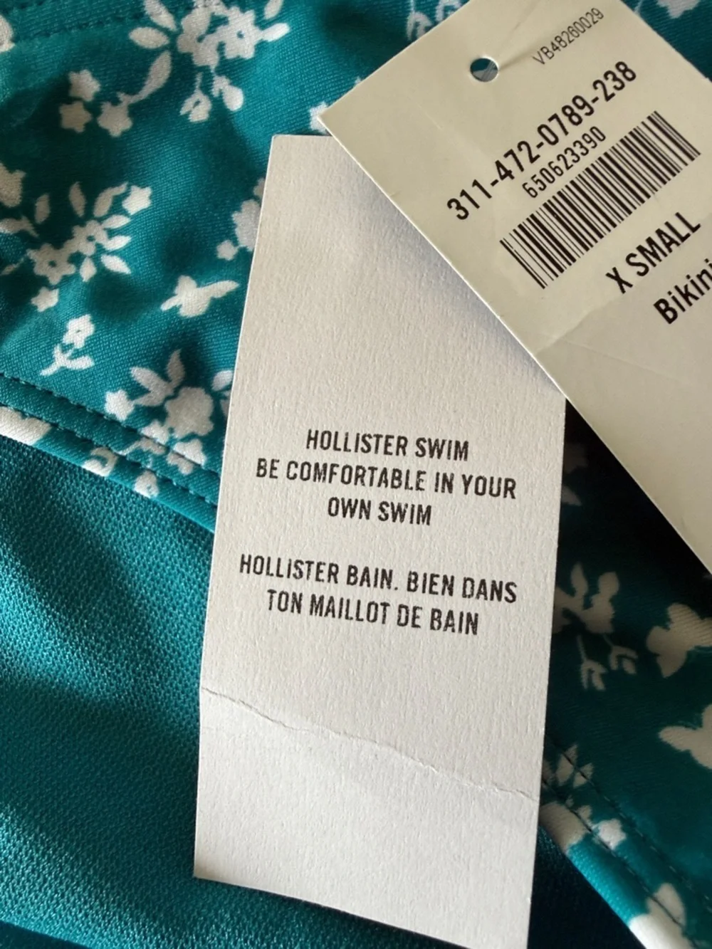 Hollister NWT  Floral Bikini Set - Teal/Blue Brand New With Tags! 🏷️